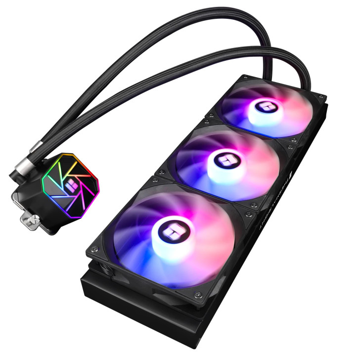 Водно охлаждане за процесор Thermalright Aqua Elite 360 Black A-RGB V3, LGA1851/LGA1700/AM5 - AQUA-ELITE-360-BK-ARGB-V3