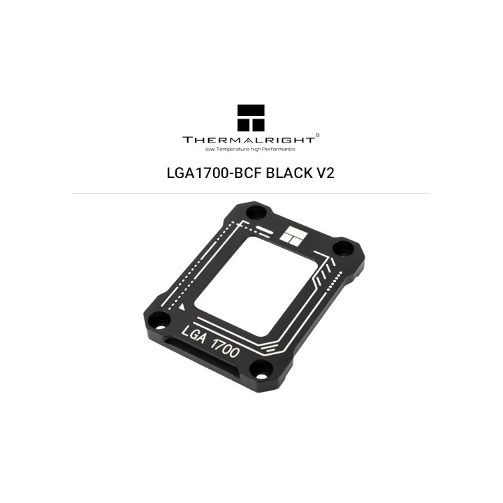 Монтаж Thermalright Mounting KIT, LGA1700 Bending Correct Frame V2 - LGA17XX-BCF-BLACK-V2