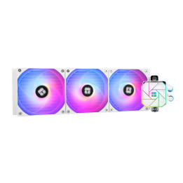 Водно охлаждане за процесор Thermalright Aqua Elite 360 White A-RGB V3, LGA1851/LGA1700/AM5 - AQUA-ELITE-360-WH-ARGB-V3