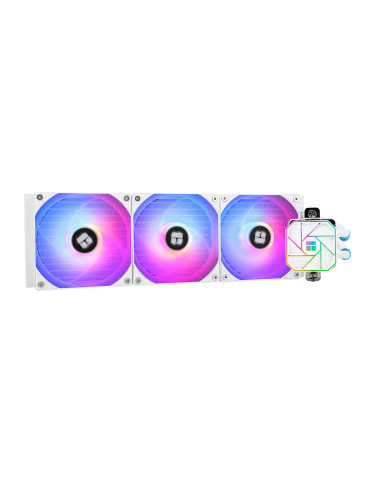 Водно охлаждане за процесор Thermalright Aqua Elite 360 White A-RGB V3, LGA1851/LGA1700/AM5 - AQUA-ELITE-360-WH-ARGB-V3