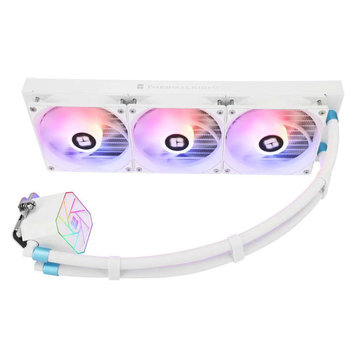 Водно охлаждане за процесор Thermalright Aqua Elite 360 White A-RGB V3, LGA1851/LGA1700/AM5 - AQUA-ELITE-360-WH-ARGB-V3
