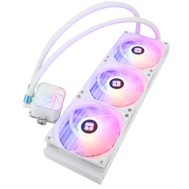 Водно охлаждане за процесор Thermalright Aqua Elite 360 White A-RGB V3, LGA1851/LGA1700/AM5 - AQUA-ELITE-360-WH-ARGB-V3