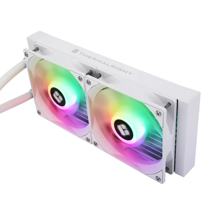 Водно охлаждане за процесор Thermalright  Aqua Elite 240 White A-RGB V3, LGA1851/LGA1700/AM5 - AQUA-ELITE-240-WH-ARGB-V3