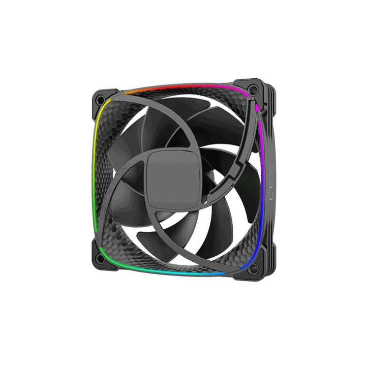 Комплект вентилатори Geometric Future Squama 2503B Black, Pack 3-in-1  - 1F2503B312000