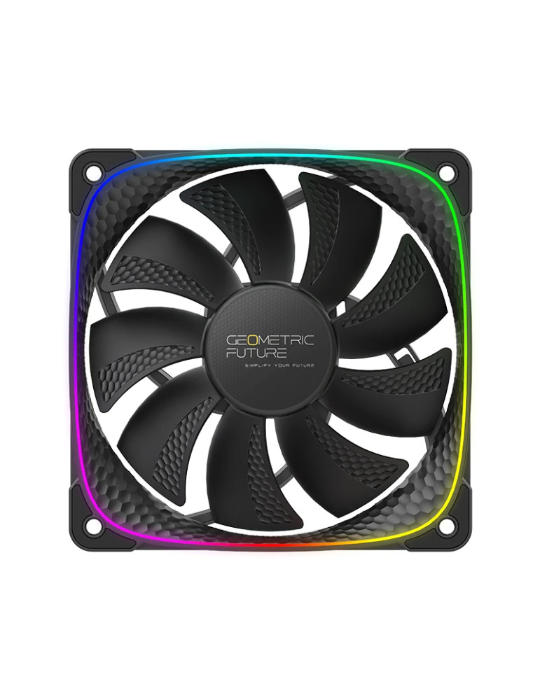 Вентилатор Geometric Future Squama 2503R, REVERSE Fan, 120mm, ARGB, Black - 1F2503R112001