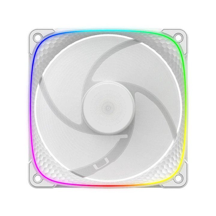 Вентилатор Geometric Future Squama 2503R, REVERSE Fan, 120mm, ARGB, White - 1F2503R112011