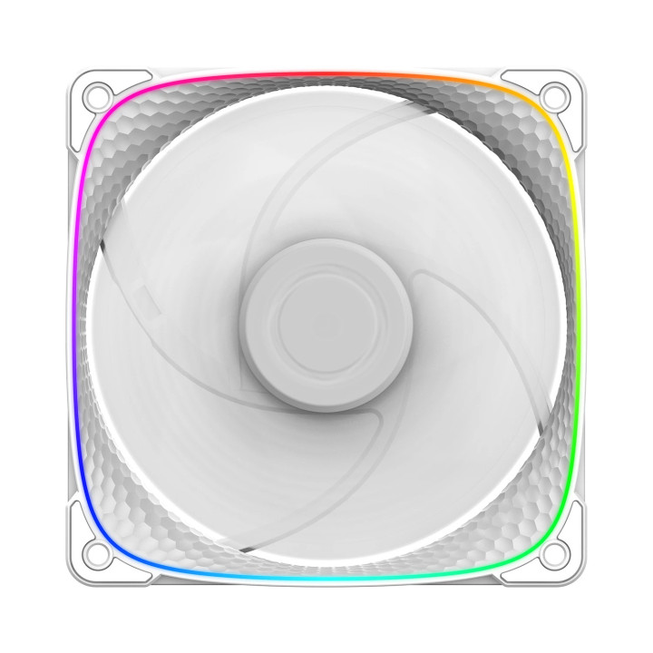 Комплект вентилатори Geometric Future Squama 2503W White, Fan Pack 3-in-1 - 1F2503W312000