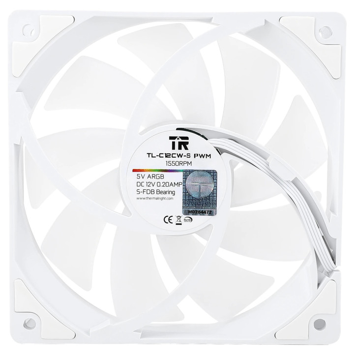 Вентилатор Thermalright 120mm, aRGB - TL-C12CW-S