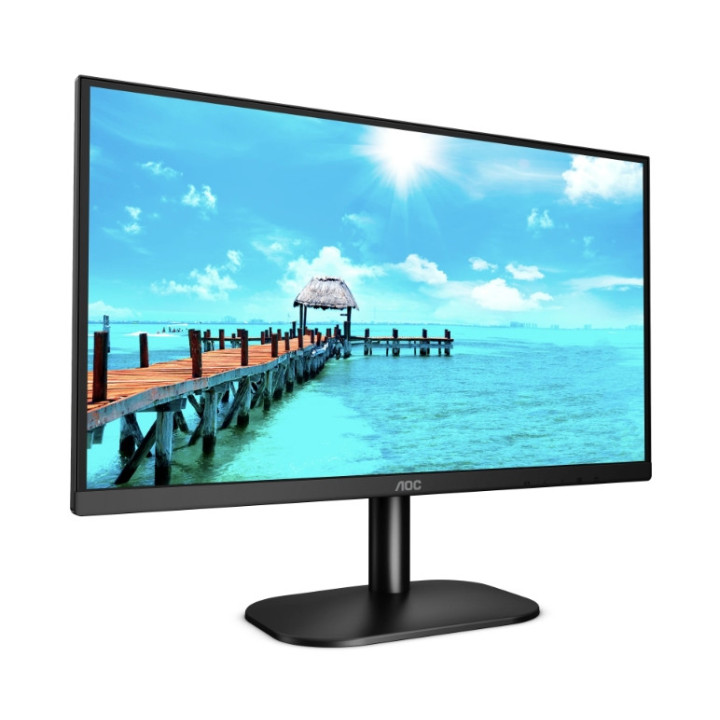 Монитор AOC 22B2H/EU, 21.5" VA WLED, 75Hz, 4ms GtG, 250cd m/2, 3000:1, DCR 20M:1, Low Blue Light, D-SUB, HDMI - без опаковка, рециклиран