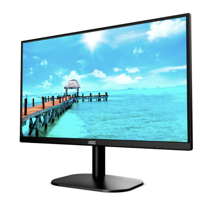 Монитор AOC 22B2H/EU, 21.5" VA WLED, 75Hz, 4ms GtG, 250cd m/2, 3000:1, DCR 20M:1, Low Blue Light, D-SUB, HDMI - без опаковка, рециклиран