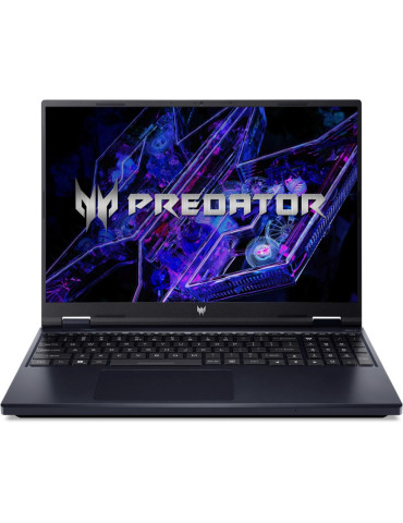 Лаптоп Acer Predator Helios Neo 16 Gaming PHN16-72-92YJ, Intel Core i9-14900HX, 16", 16GB RAM, 1TB SSD, NVIDIA GeForce RTX 4070 8GB GDDR6, Linux - NH.QREEX.00D