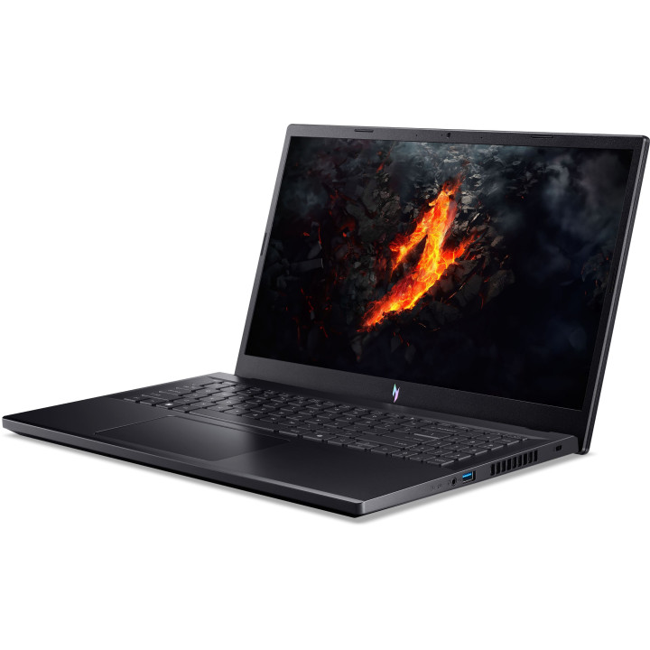 Лаптоп Acer Nitro V15 ANV15-41-R948, AMD Ryzen 7 7735HS, 15.60" 16:9 FullHD IPS 144Hz, 16GB RAM, 512GB PCIe Gen4 NVMe Solid-State-Drive (SSD) SSD, NVIDIA GeForce RTX 4050,6GB GDDR6 VRAM, Linux (eShell) - NH.QSGEX.00H