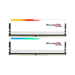 RAM памет G.SKILL 32GB(2x16GB) DDR5 6000MHz Ripjaws M5 Neo RGB White - F5-6000J3648D16GX2-RM5NRW