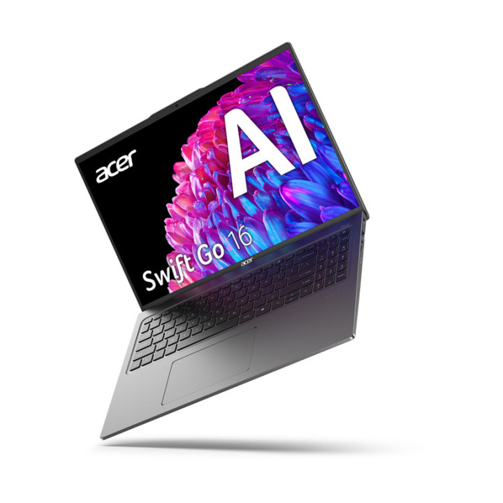 Лаптоп Acer SWIFT SFG16-72-5657, Intel Core Ultra 5 125U, 16" 16:10, 16GB LPDDR5X RAM, 512GB SSD, Intel Graphics, Win 11 Home - NX.KVPEX.005