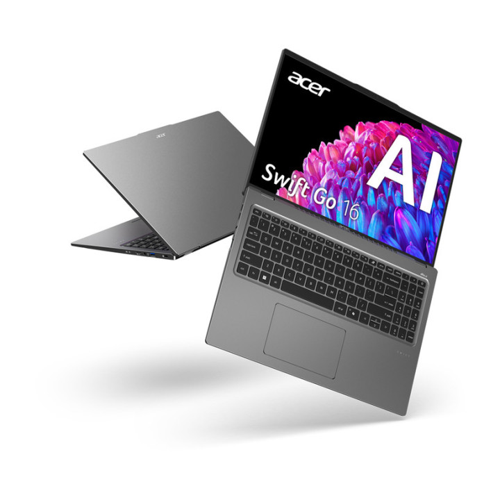Лаптоп Acer SWIFT SFG16-72-5657, Intel Core Ultra 5 125U, 16" 16:10, 16GB LPDDR5X RAM, 512GB SSD, Intel Graphics, Win 11 Home - NX.KVPEX.005