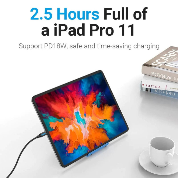 Кабел Vention USB 2.0 Type-C to Type-C - 2M Black 5A Fast Charge - COTBH