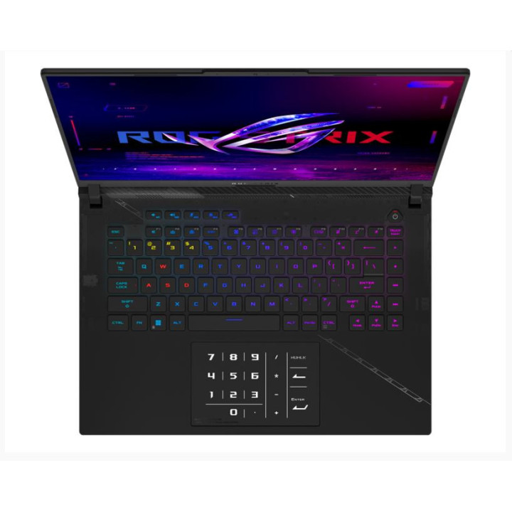 Лаптоп Asus ROG STRIX SCAR 16 G634JYR-NM009X, Intel Core i9-14900HX, 16" 16:10 QHD  240Hz, 16GB RAM, 1TB   1TB SSD (RAID 0), NVIDIA GeForce RTX 4090 16GB GDDR6, Win 11 Pro - 90NR0IJ2-M000D0