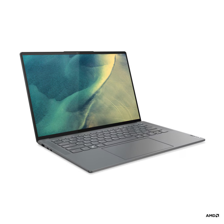 Лаптоп Lenovo Yoga Slim 7 Pro 14ARH7, AMD Ryzen 7 6800HS Creator Edition, 14.50" 3K IPS 400nits AG, 100% sRGB, 120Hz, Eyesafe, 16GB RAM, 1TB SSD, NVIDIA RTX 3050 4GB GDDR6, Win 11 Home - 82TL000WBM
