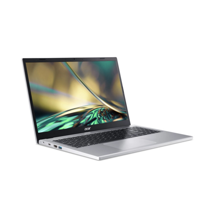 Лаптоп Acer Aspire 3 A315-510P-362L, Intel Core i3-N305, 15.60" FHD TN LCD, 16GB RAM, 512GB SSD, Intel UHD Graphics - NX.KDHEX.018