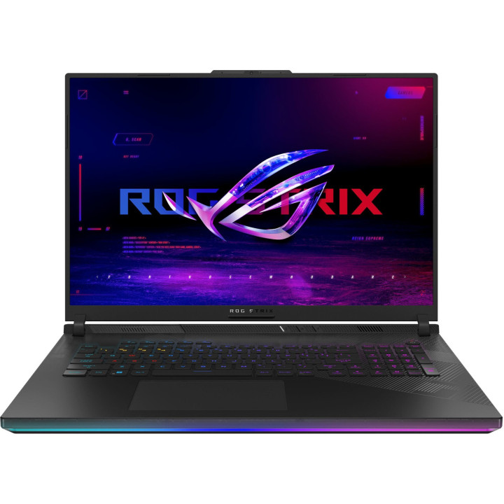 Лаптоп Asus ROG STRIX SCAR 18 G834JZR-R6018X, Intel Core i9 14900HX, 18" QHD  16:10 Mini LED 240Hz AG, 32GB RAM, 1TB SSD, NVIDIA GeForce RTX 4080 12GB GDDR6, Win 11 Pro - 90NR0IN2-M003S0