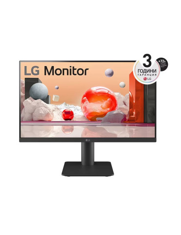 Монитор LG 24MS550-B, 23.8" IPS, AG, 5ms, 100Hz, FullHD, NTSC 72%, Reader Mode, HDMI, Speaker 2W x 2, Reader Mode, Black