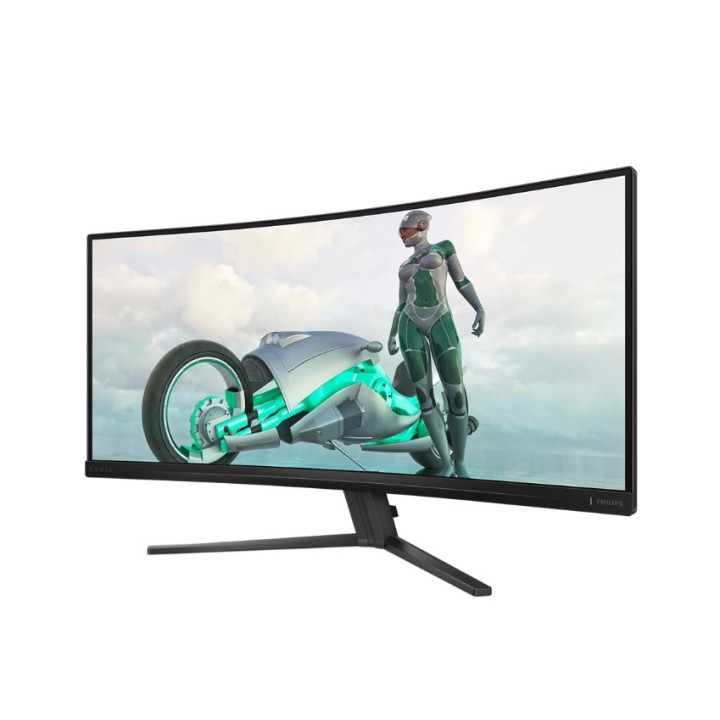 Монитор Philips 34M2C3500L, 34" Curved 1500R VA WLED, 3440x1440@180Hz, 1ms GtG, 0.5ms MPRT, 3000:1, Mega Infinity DCR, Adaptive Sync, Low Blue Light, HDMI, DP - 34M2C3500L/00