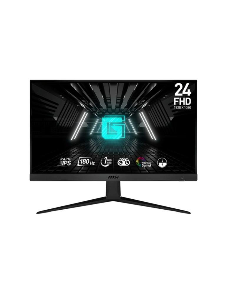 Монитор MSI G2412F, 23.8", Rapid IPS, 1ms, 180Hz, AG, FHD, Flat, 16:9, Adaptive-sync, NIGHT VISION, LESS BLUE LIGHT, HDMI, DP - 9S6-3BB91T-005