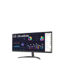 Монитор LG 34WQ500-B, 34" UltraWide AG, IPS Panel, 5ms, 1ms MBR, 1000:1, 400 cd/m2, 21:9, 2560x1080, 100 Hz, HDR 10, sRGB over 99%, AMD FreeSync, 100Hz, HDMI, Reader Mode, Black