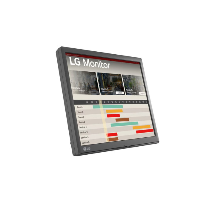 Монитор LG 17BR30T-B, 17” 5:4 TFT TN LCD Touch Screen Anti-Glare, SXGA (1280x1024), 5 ms, 1000:1 (Native), 200cd, D-SUB, USB Upstream Port, Tilt, Black