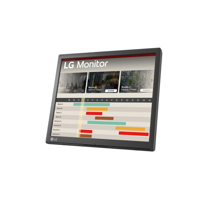 Монитор LG 17BR30T-B, 17” 5:4 TFT TN LCD Touch Screen Anti-Glare, SXGA (1280x1024), 5 ms, 1000:1 (Native), 200cd, D-SUB, USB Upstream Port, Tilt, Black