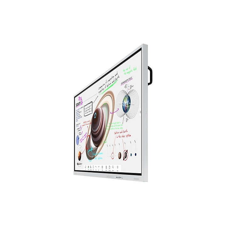 Интерактивни дисплеи Samsung Flip PRO WM75B 75" 3, 840 x 2, 160, VA, 4K Digital Flipchart TOUCH, Mirroring, Remote Management, Wi-Fi, Remote PC & Bluetooth, White - LH75WMBWLGCXEN