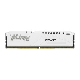 RAM памет Kingston 16GB DDR5 6000MHz CL36 FURY Beast White - KF560C36BWE2-16