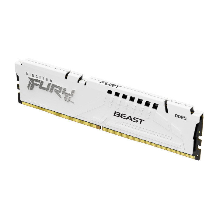 RAM памет Kingston 16GB DDR5 6000MHz CL36 FURY Beast White - KF560C36BWE2-16