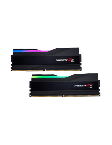 RAM памет G.SKILL 32GB (2x16GB) DDR5 7200MHz CL34 Trident Z5 Black RGB, 1.40V, Intel XMP - F5-7200J3445G16GX2-TZ5RK