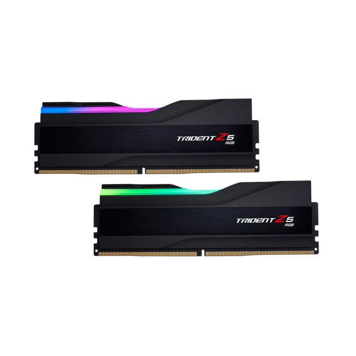 RAM памет G.SKILL 32GB (2x16GB) DDR5 7200MHz CL34 Trident Z5 Black RGB, 1.40V, Intel XMP - F5-7200J3445G16GX2-TZ5RK