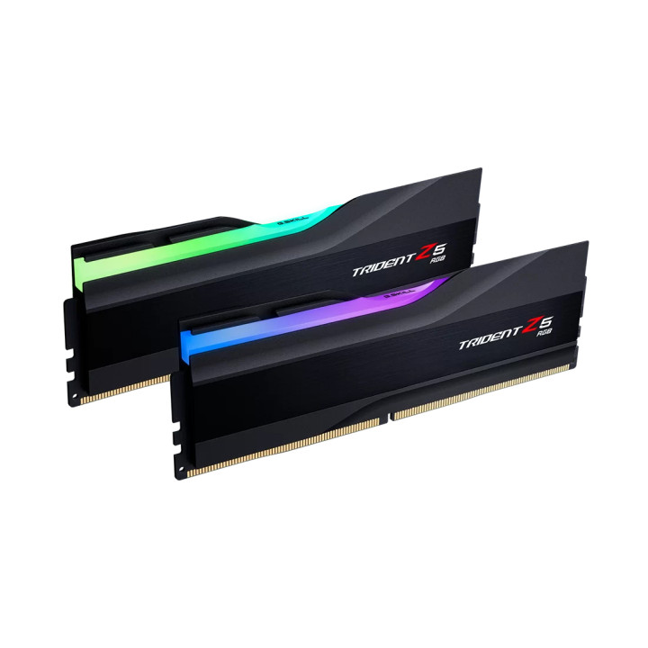 RAM памет G.SKILL 32GB (2x16GB) DDR5 7200MHz CL34 Trident Z5 Black RGB, 1.40V, Intel XMP - F5-7200J3445G16GX2-TZ5RK