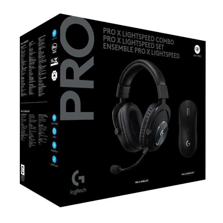 Геймърски комплект (мишка слушалки) Logitech G Pro X Superlight    Logitech G Pro - 991-000537
