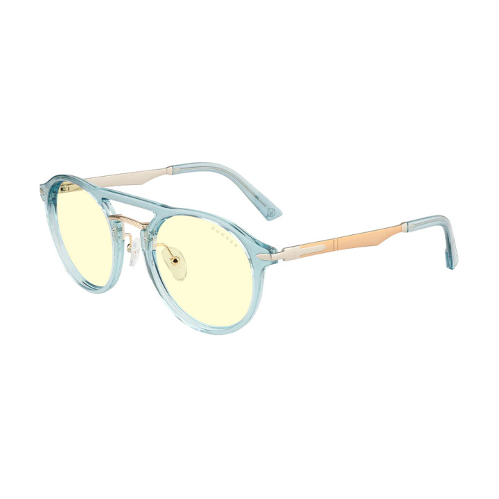 Комплект гейминг очила с калъф GUNNAR x World of Warcraft Alliance Edition Blue Crystal - Amber - WOW-01401