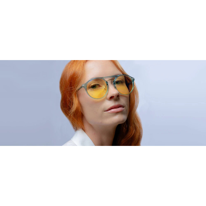Комплект гейминг очила с калъф GUNNAR x World of Warcraft Alliance Edition Blue Crystal - Amber - WOW-01401