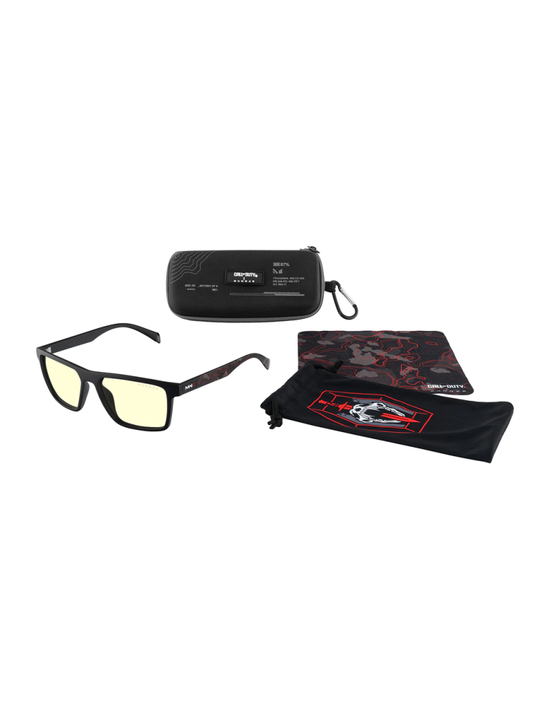 Комплект гейминг очила с калъф GUNNAR x Call of Duty Alpha Edition - Onyx/Infrared - Amber  - ALP-04901
