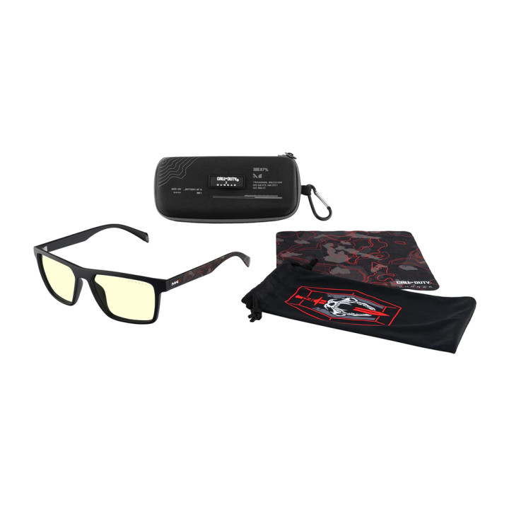 Комплект гейминг очила с калъф GUNNAR x Call of Duty Alpha Edition - Onyx/Infrared - Amber  - ALP-04901