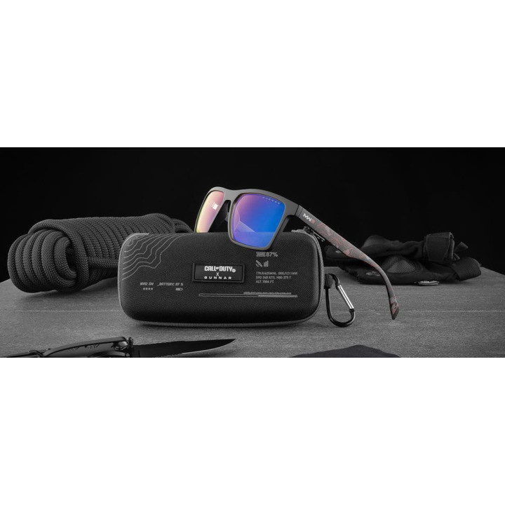 Комплект гейминг очила с калъф GUNNAR x Call of Duty Alpha Edition - Onyx/Infrared - Amber  - ALP-04901