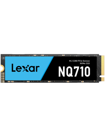 SSD диск Lexar 500GB High Speed PCIe Gen 4X4 M.2 NVMe, W/R: 4400/ 1700 MB/s - LNQ710X500G-RNNNG