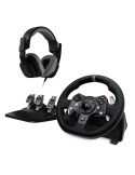 Волан Logitech Driving Force G920 за Xbox One / PC в комплект с геймърски слушалки Astro A10 - 991-000487