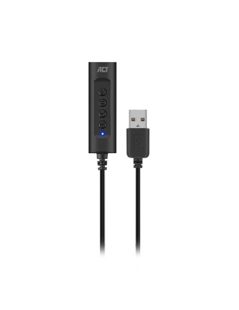 Звукова карта Ewent AC9360, 2.0, USB-A, 3.5 mm, Черна - AC9360