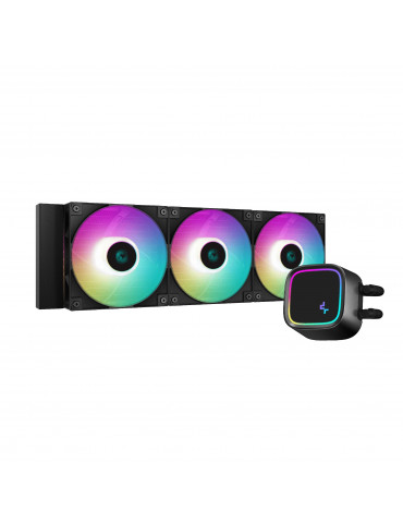 Водно охлаждане DeepCool LE720, Addressable RGB, LGA1700/AM5 - R-LE720-BKAMMN-G-1