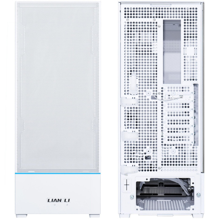 Кутия за компютър Lian-Li SUP01W Mid-Tower, Tempered Glass, Бяло - G99.SUP01W.00