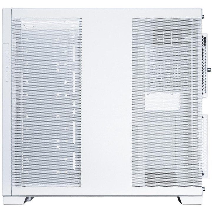 Кутия за компютър Lian Li PC-O11 Dynamic EVO RGB Mid-Tower, Tempered Glass, Бяла - G99.O11DERGBW.00