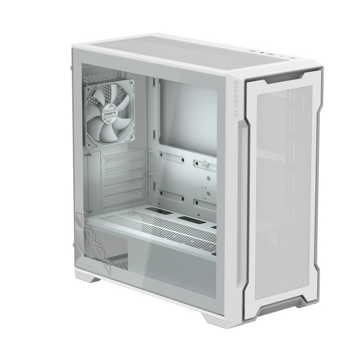 Кутия за компютър Gigabyte C102 Glass ICE, Mid-Tower - GB-C102GI