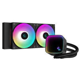 Водно охлаждане DeepCool LS520 SE, Addressable RGB, Infinity mirror design, LGA1700/AM5 - R-LS520-BKAMMM-G-1